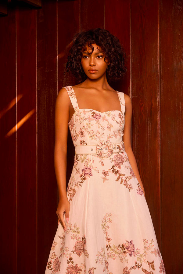 Hemant Diza Midi Dress - Premium  from Hemant & Nandita - Just $548! Shop now at Marina St Barth