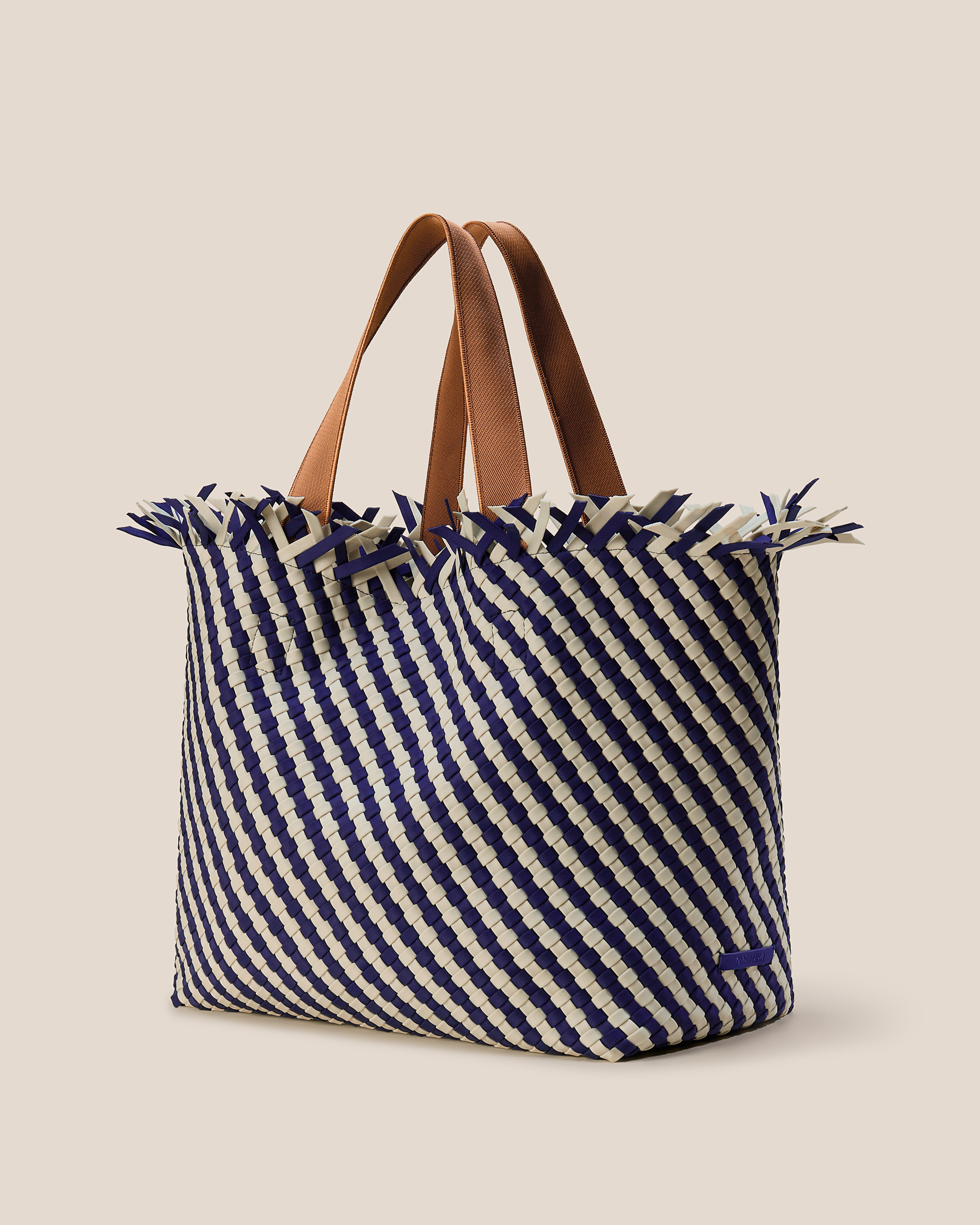 【軽量＆大容量】大人気☆アメリカ発 Naghedi Havana Large Tote Havana Large Tote Striped | Amalfi