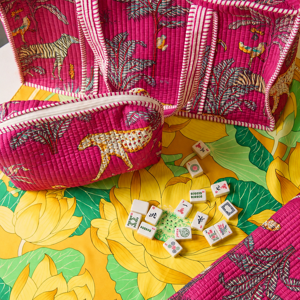 Jungle Mahjong Set