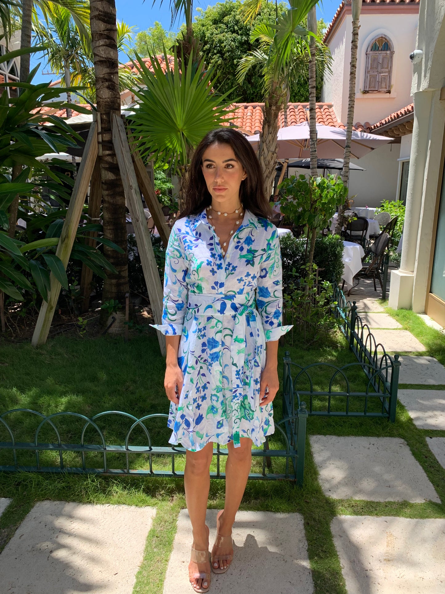 Spolverino Linen Midi Finta - Premium Dresses from Marina St. Barth - Just $390! Shop now at Marina St Barth