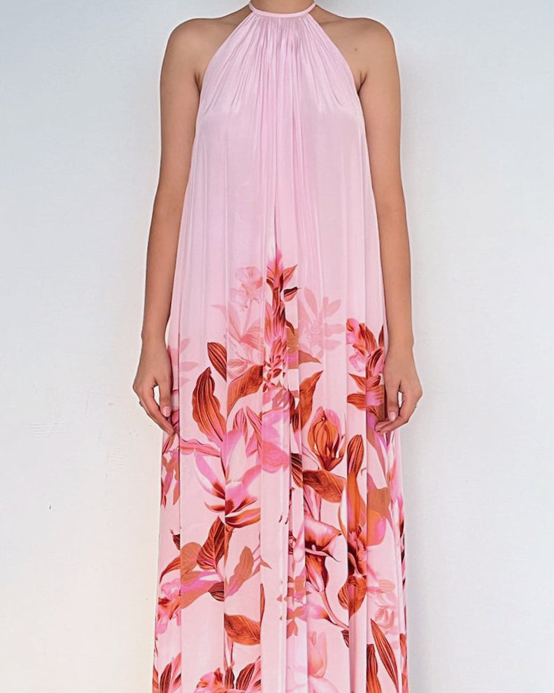 Rococo and Sand Flared Maxi Dress Spring | Marina St Bath S Rococo and Sand Flared Maxi Dress Spring | Marina St Bath S