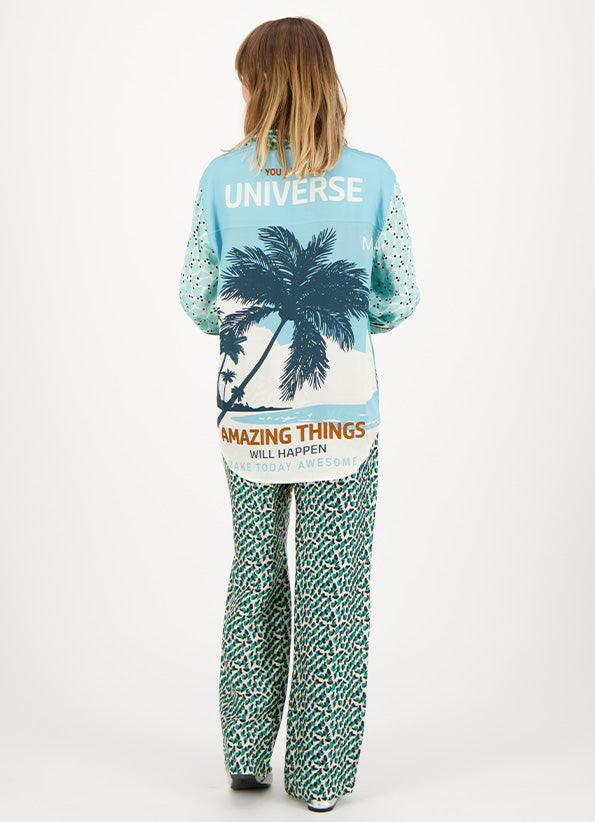 ME 369 Bailey Pant Tropical Safari - Premium  from Marina St Barth - Just $275! Shop now at Marina St Barth