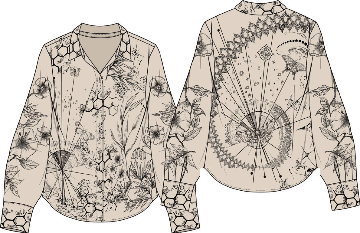 Joelle Tatoo Shirt - Premium Shirt from Marina St Barth - Just $275! Shop now at Marina St Barth