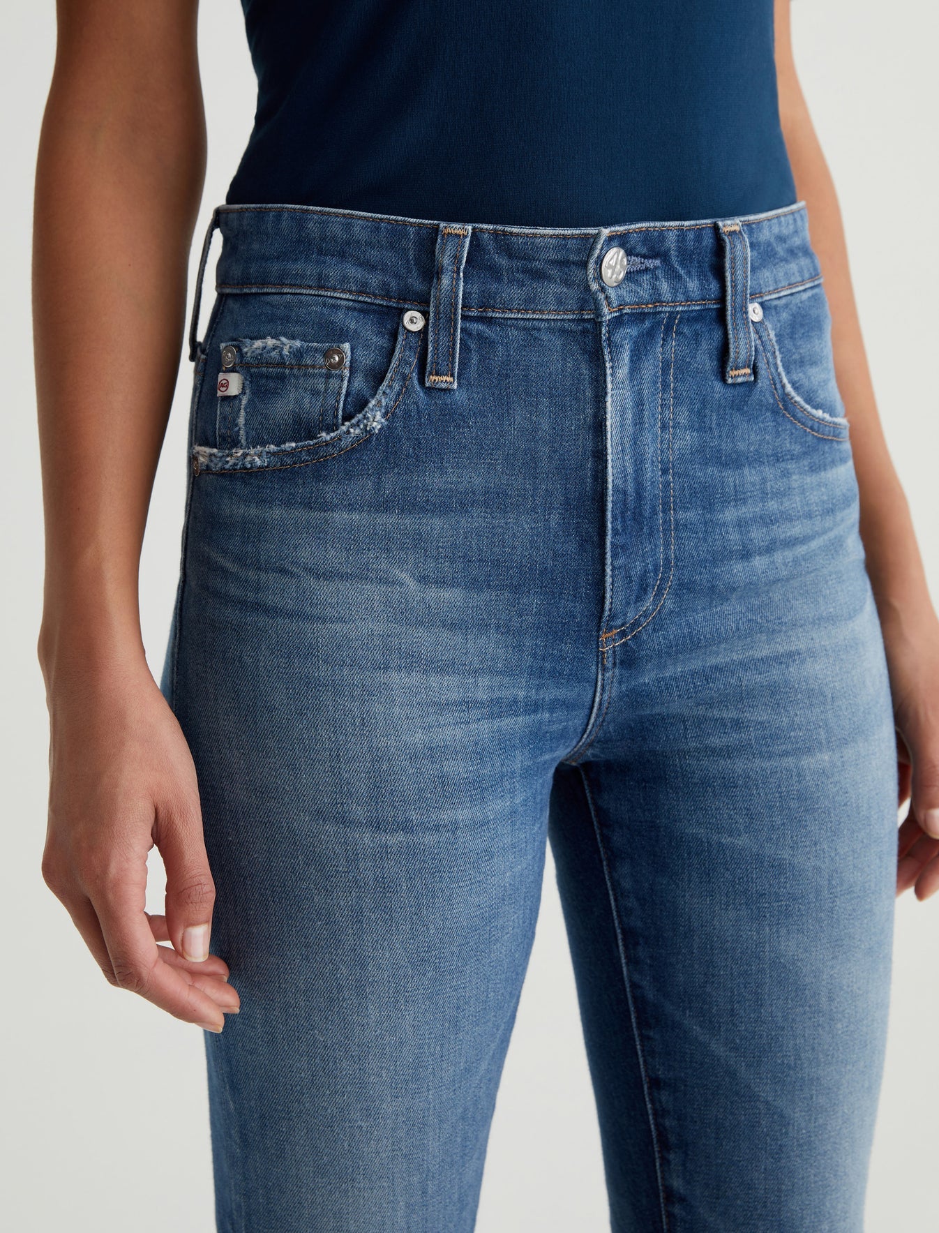 AG Farrah Boot Crop - Premium Denim Pant from Marina St Barth - Just $235! Shop now at Marina St Barth