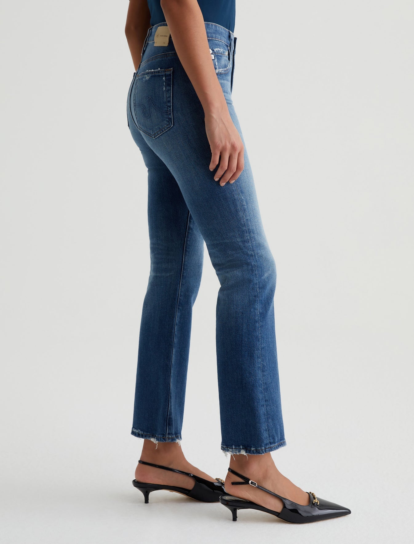 AG Farrah Boot Crop - Premium Denim Pant from Marina St Barth - Just $235! Shop now at Marina St Barth