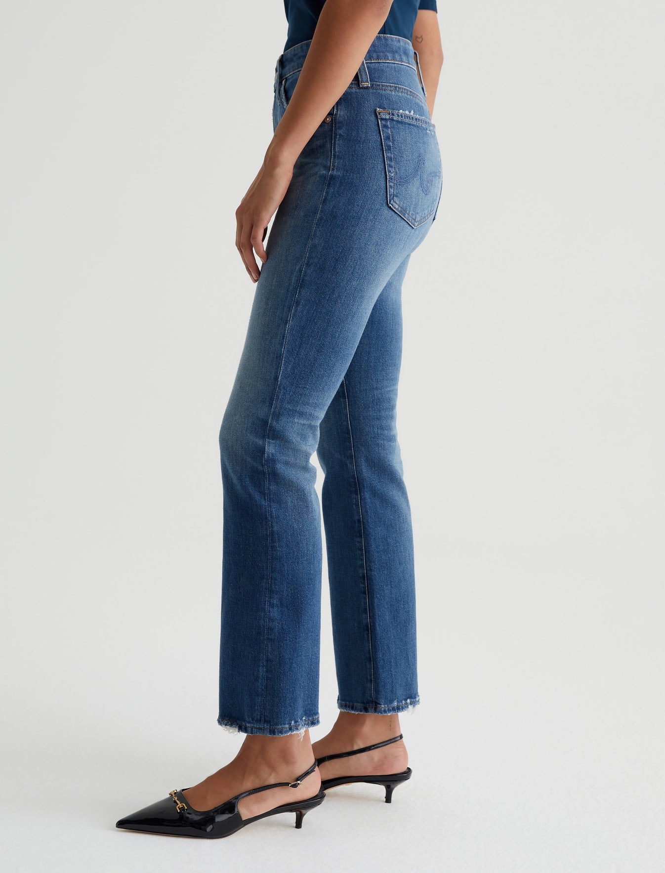 AG Farrah Boot Crop - Premium Denim Pant from Marina St Barth - Just $235! Shop now at Marina St Barth