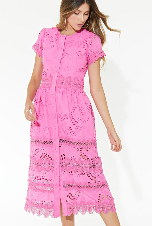 Waimari Julie Dress Fuchsia - Premium Long Dresses from Marina St Barth - Just $420! Shop now at Marina St Barth