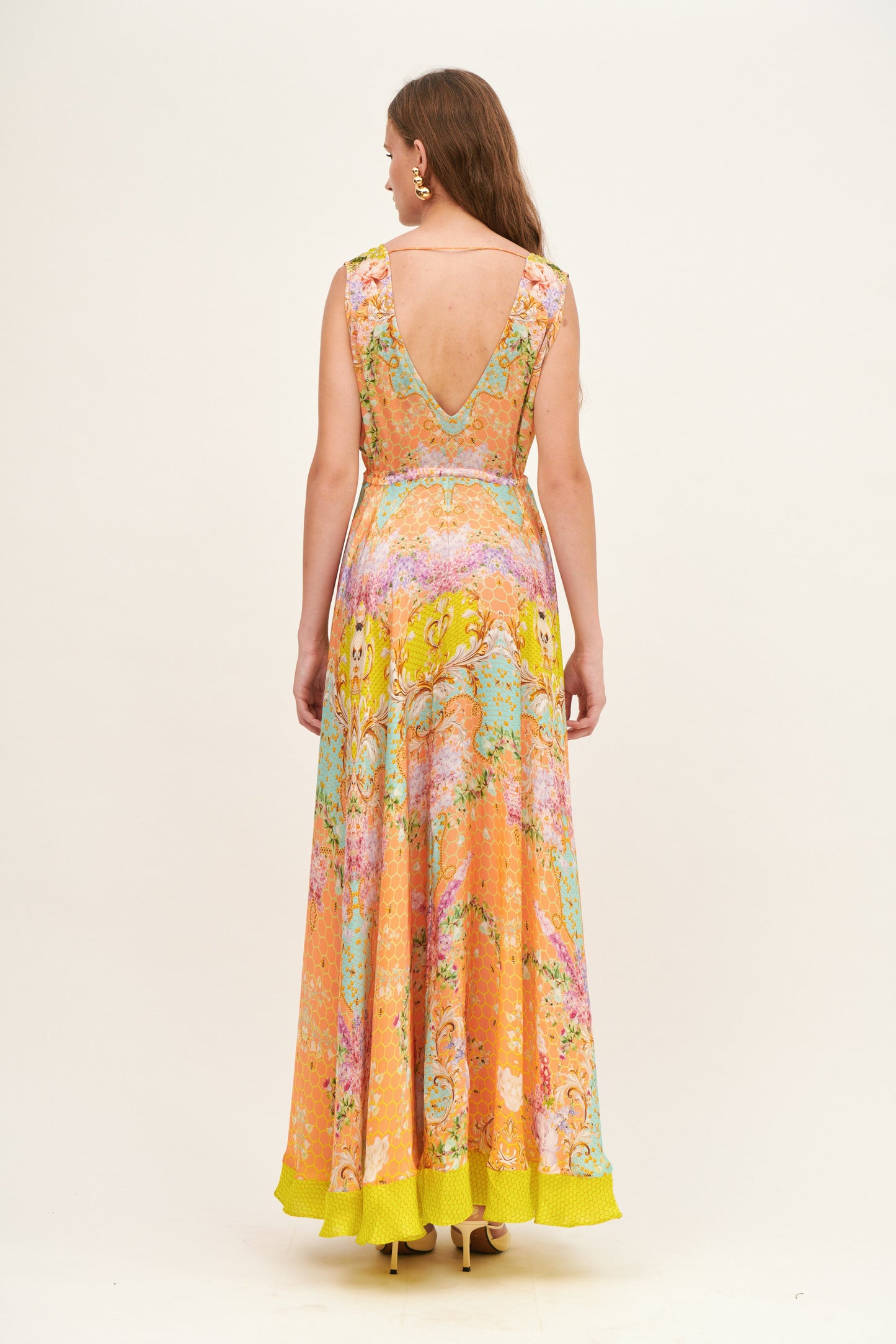 Long dress V-neck - Premium Long Dress from Kore - Just $720! Shop now at Marina St Barth