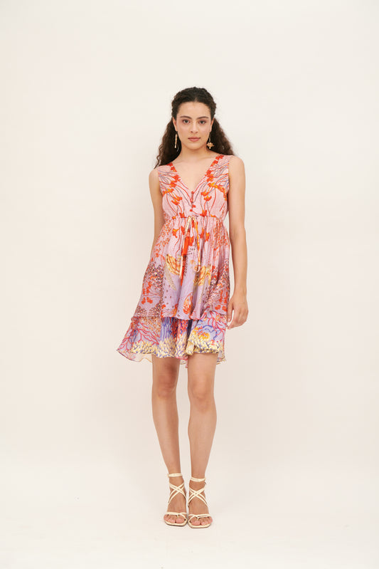 Kore’ Short dress V-neck - Premium Short dress from Kore - Just $450! Shop now at Marina St Barth