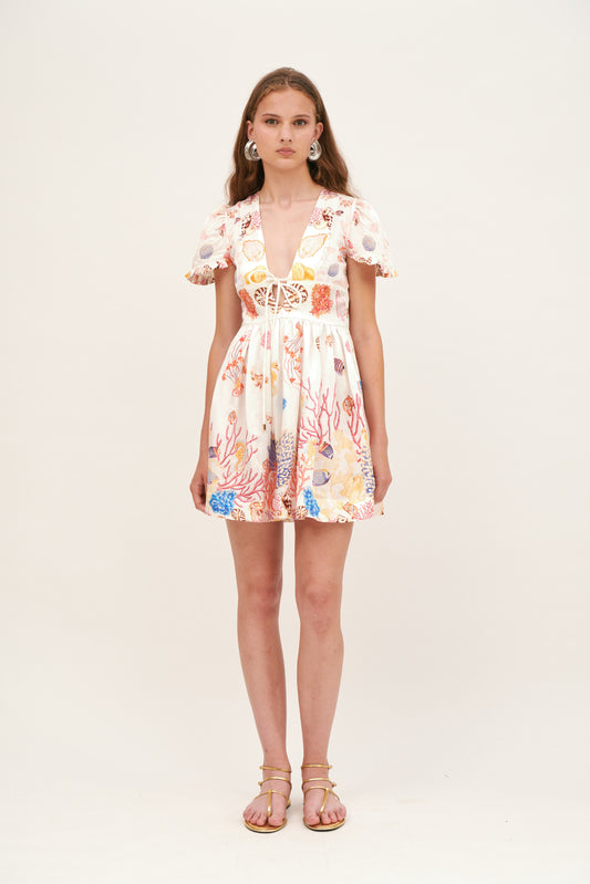 Kore’ Mini dress with bow - Premium Short dress from Kore - Just $650! Shop now at Marina St Barth