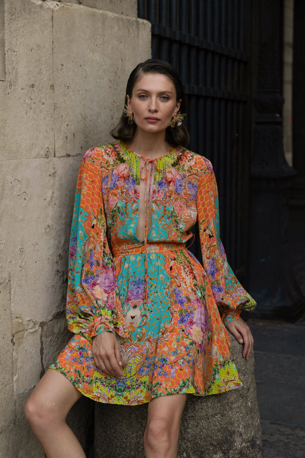 Kore’ Mini dress with baloon slevees by Kore from Marina St Barth