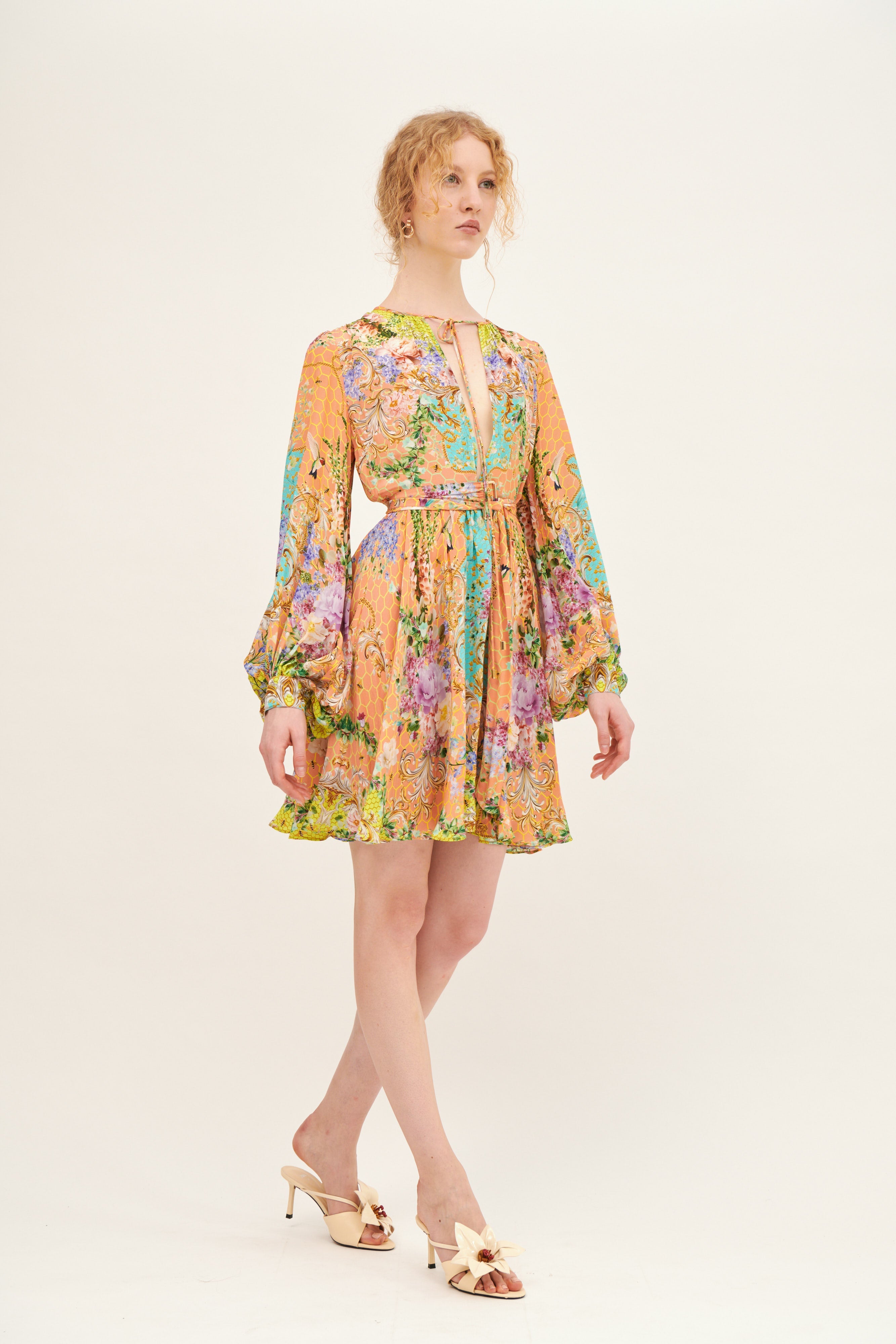 Kore Mini Dress with Baloon Slevees | Marina St Barth S Kore Mini Dress with Baloon Slevees | Marina St Barth S