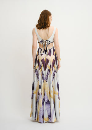 Cutout Bustier Maxi Dress 31LT