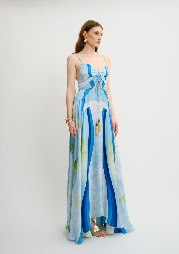 Luna Bow Maxi Dress 36