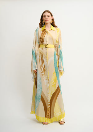 Rosa Maxi Shirt Dress 62A