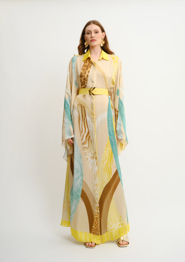 Rosa Maxi Shirt Dress 62A