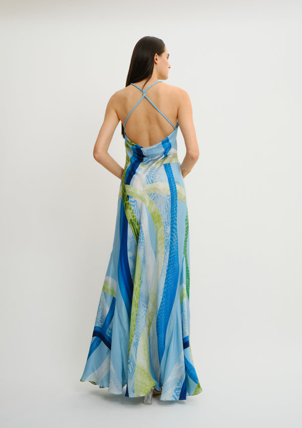 Siren Backless Maxi Dress