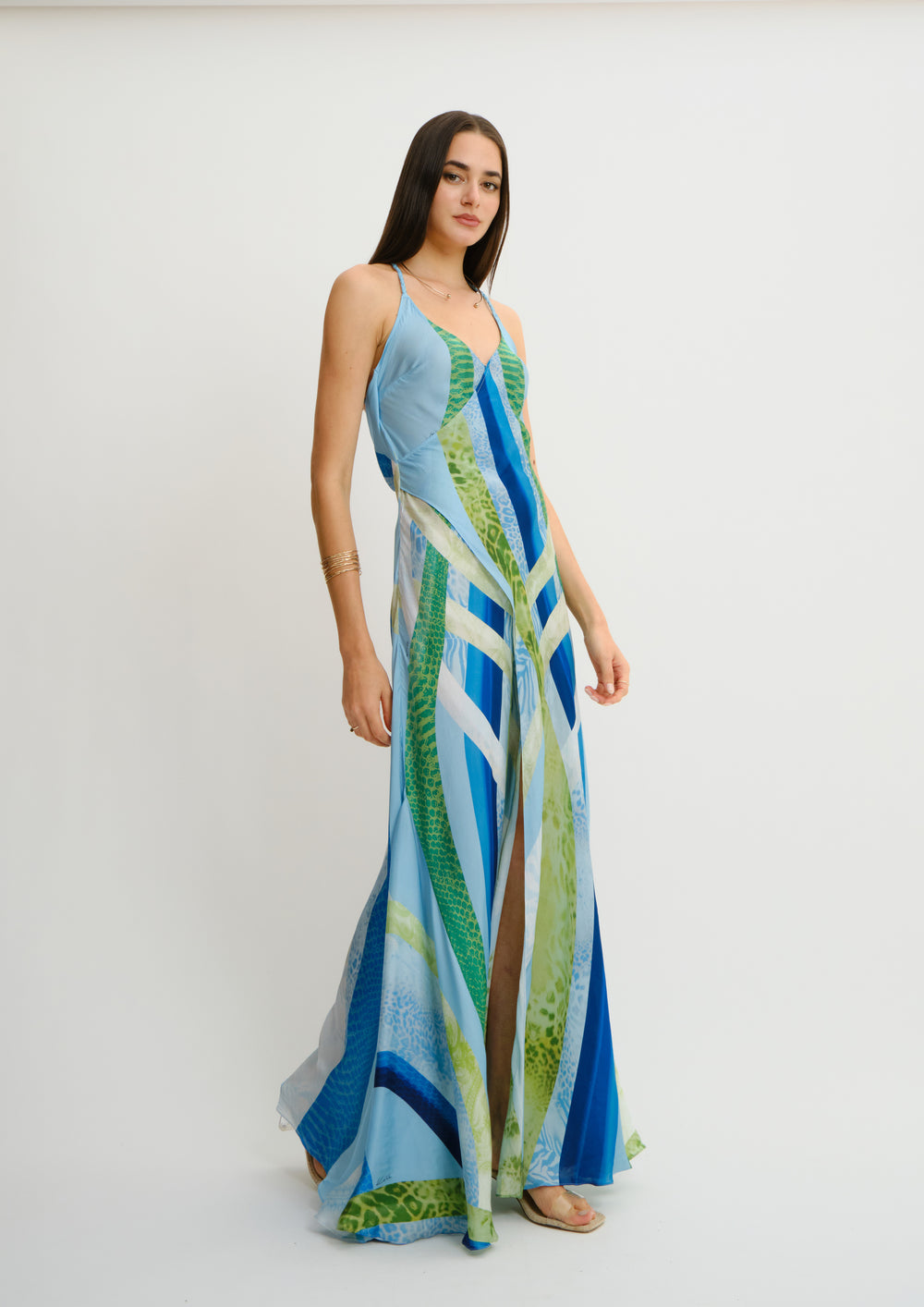 Siren Backless Maxi Dress