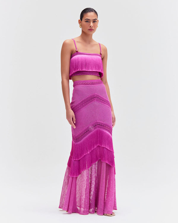 Fringe Maxi Skirt by Marina St Barth from Marina St Barth