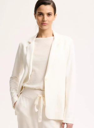 Majestic French Terry Looped One Button Blazer by Majestic Filature from Marina St Barth