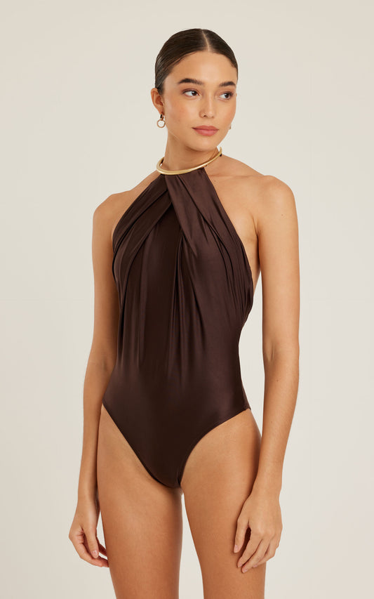 Lenny Collared One Piece - Premium Bathing Suit from Marina St Barth - Just $310! Shop now at Marina St Barth