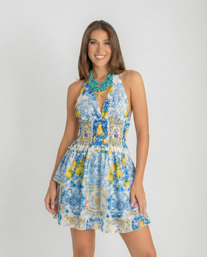 Positano Melon Short Dress by Luisa Positano from Marina St Barth