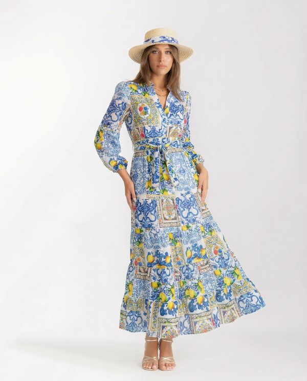 Positano Monaco Long Dress