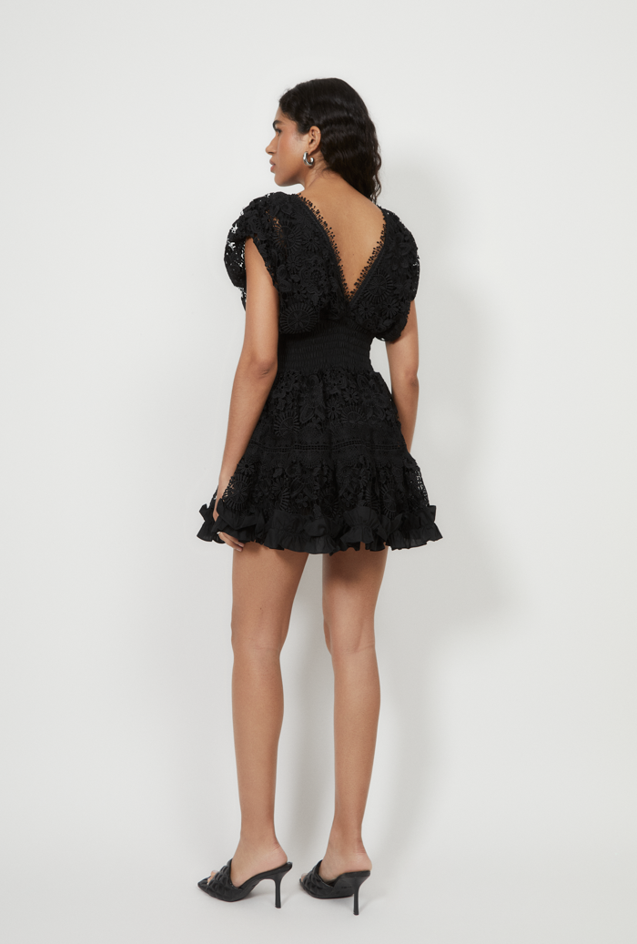 marina mini dress black ANTIK BATIK