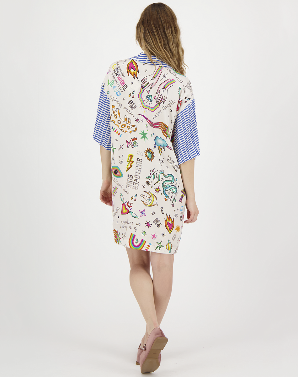 Me369 Nancy Placket Mini Dress by Me 369 from Marina St Barth
