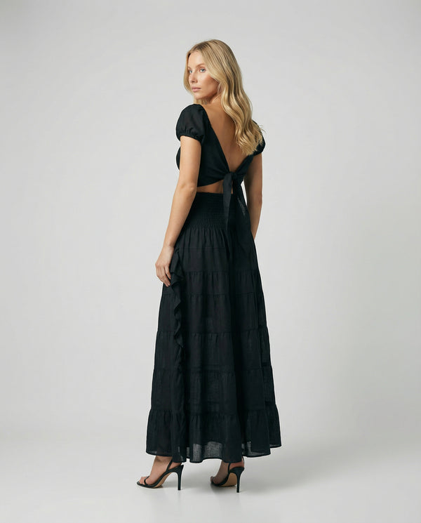 Bolero Susy Palloncino Linen Top
