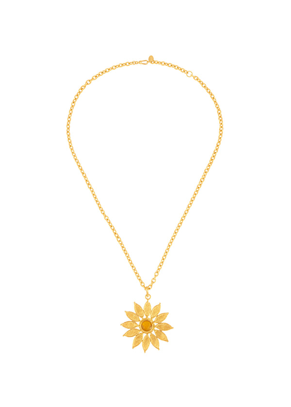 Sylvia Toledano Pendant Sunflower - Premium Necklaces from Sylvia Toledano - Just $325! Shop now at Marina St Barth