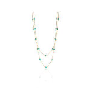 Sylvia Toledano Pendant Candies Turquoise - Premium Necklaces from Sylvia Toledano - Just $340! Shop now at Marina St Barth
