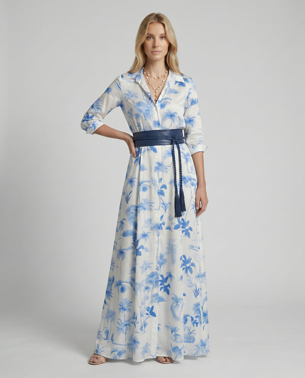 maxi length shirt dress Shirt Dress Silk New
