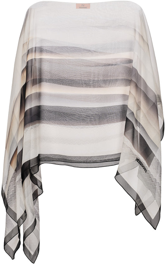 Missoni Poncho Woven Shoulder Coat - Premium Poncho from Missoni - Just $570! Shop now at Marina St Barth