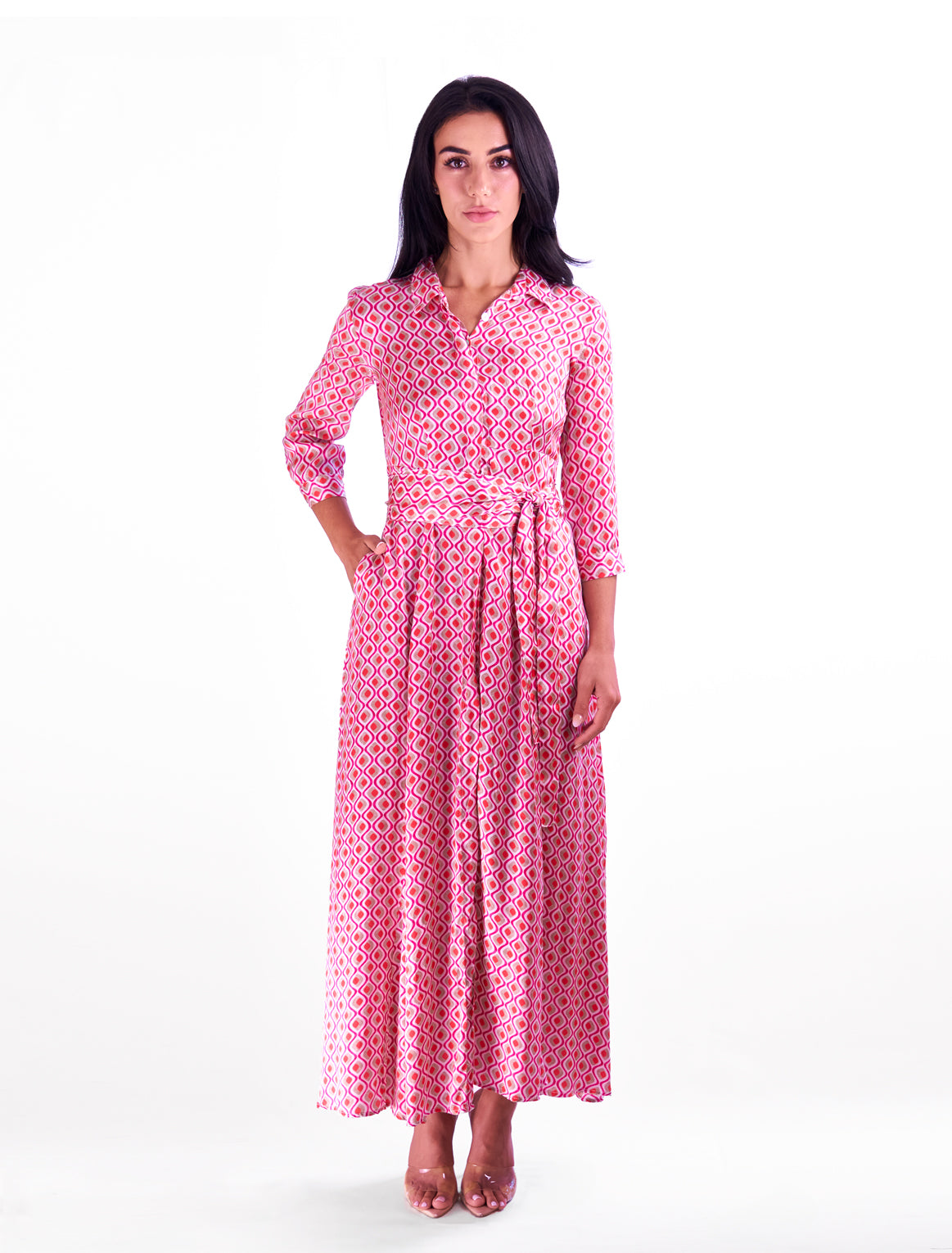 Spolverino Silk Dress - Premium Long Dresses from Marina St. Barth - Just $699! Shop now at Marina St Barth