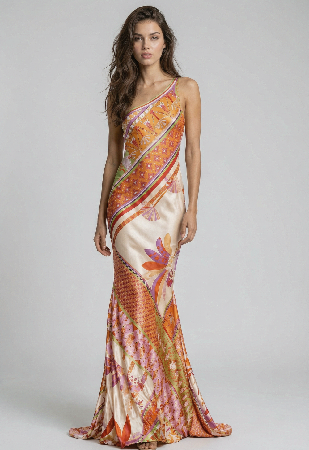 Paris Poolside Gossip Silk Dress Style 707