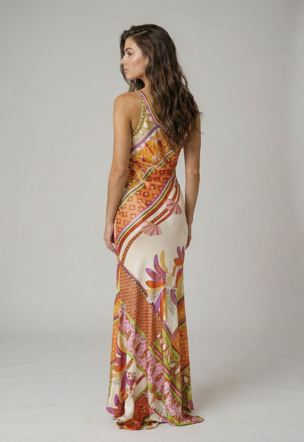 Paris Poolside Gossip Silk Dress Style 707