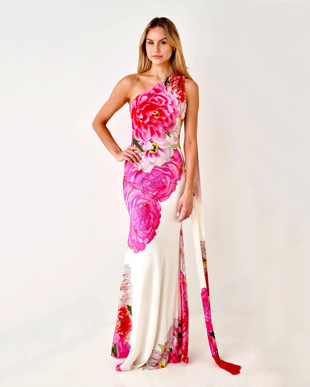Paris Rose Affair Silk Dress