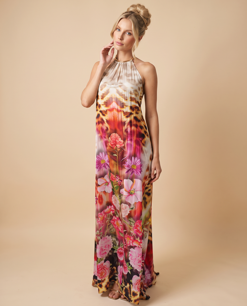 Alessa Sunset Floral Maxi Dress