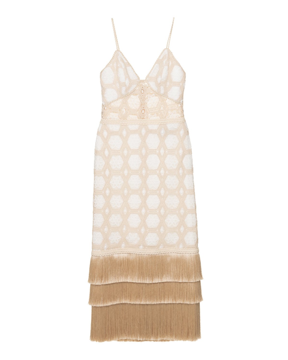 PatBo Crochet Plunge Midi Dress - Premium Dress from PatBo - Just $975! Shop now at Marina St Barth