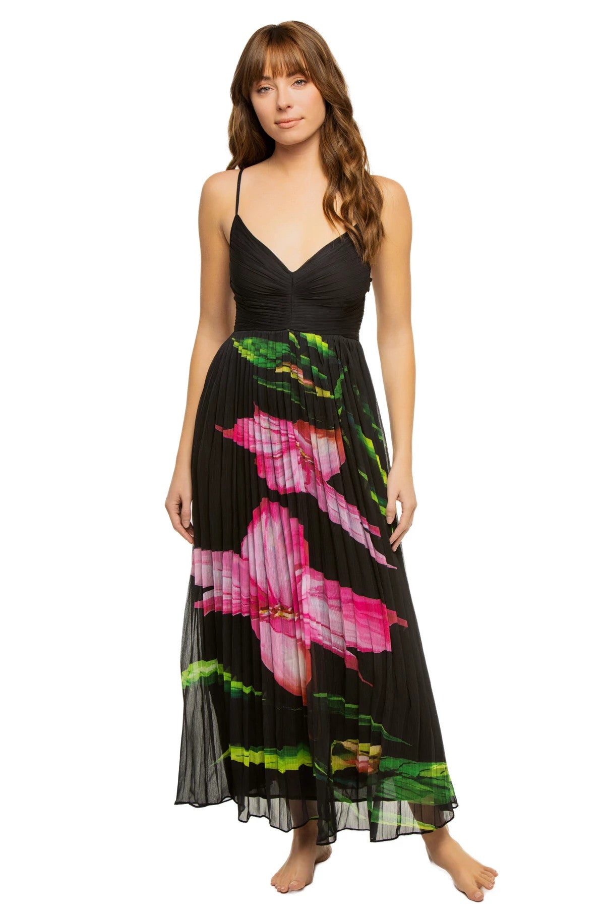 Rococo Quin Pleated Dress - Premium Long dress from Marina St Barth - Just $475! Shop now at Marina St Barth