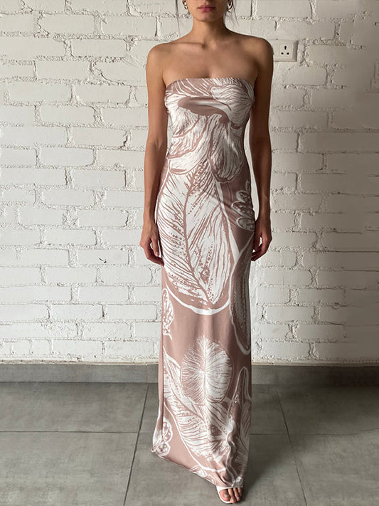 Rococo Maxi Strapless Dress Ines - Premium Long Dresses from Marina St Barth - Just $375! Shop now at Marina St Barth