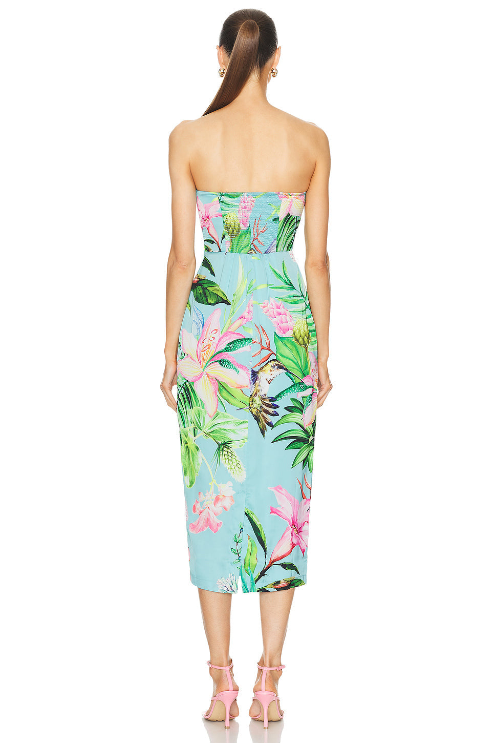 Rococo Strapless Midi Dress - Premium Midi Dress from Marina St Barth - Just $350! Shop now at Marina St Barth