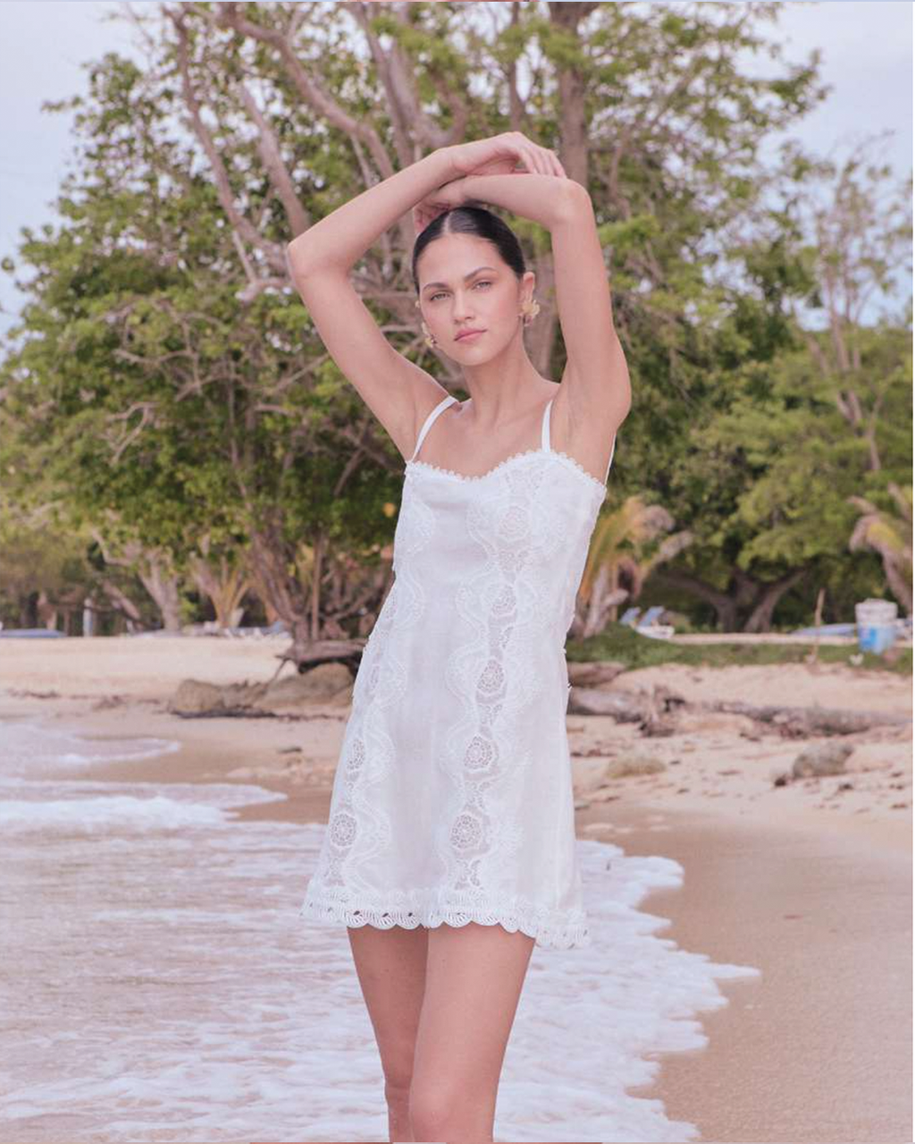 ANDMARY アンドマリー Sadie rose mini dress ANDMARY】Sadie rose mini dress