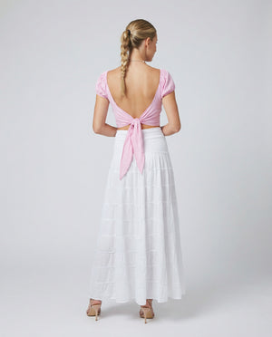 Bolero Susy Palloncino Linen Top