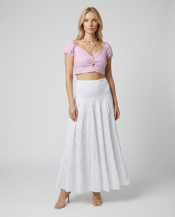 Bolero Susy Palloncino Linen Top