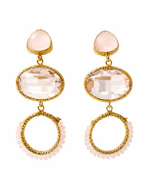 Rosé Riviera Earrings