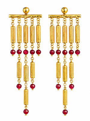Ruby Riviera Chandelier Earrings