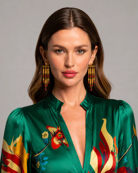 Ruby Riviera Chandelier Earrings