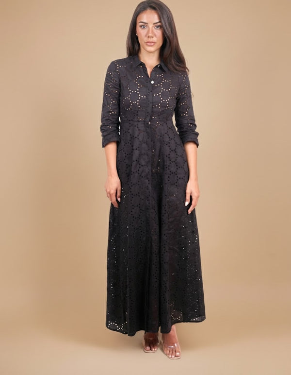 Shirt Dress Eyelet